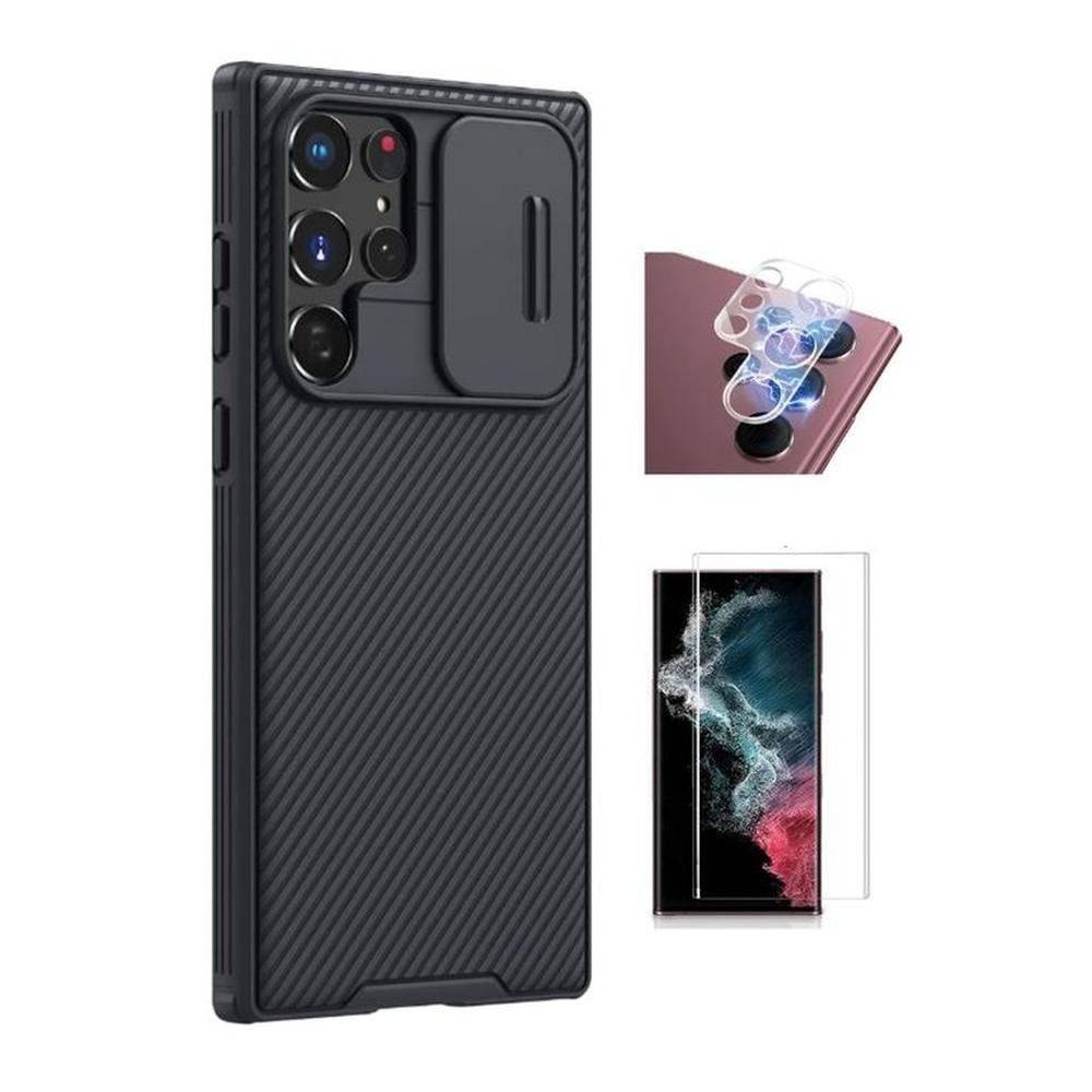CASE NILLKIN SAMSUNG S23 ULTRA Y VIDRIOS