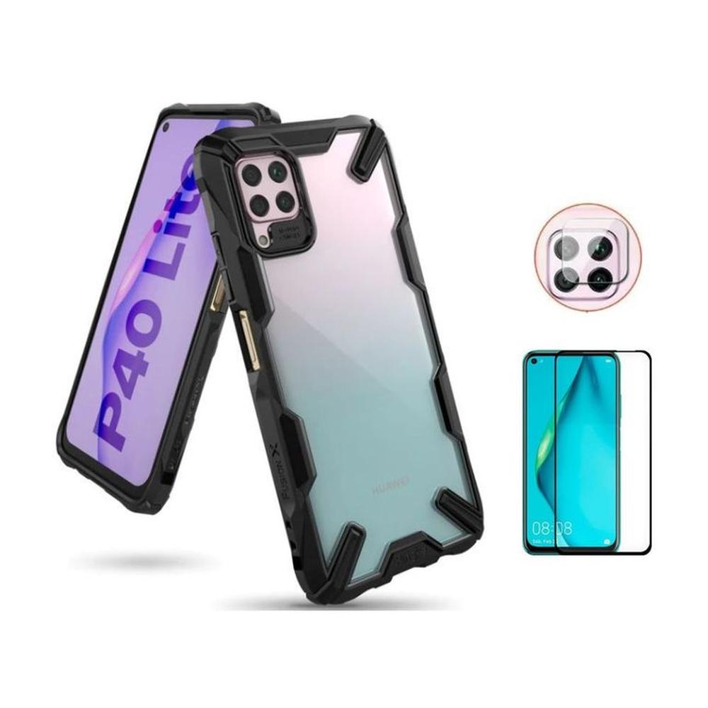 CASE RINGKE FUSION X PARA HUAWEI P40 LITE Y VIDRIOS