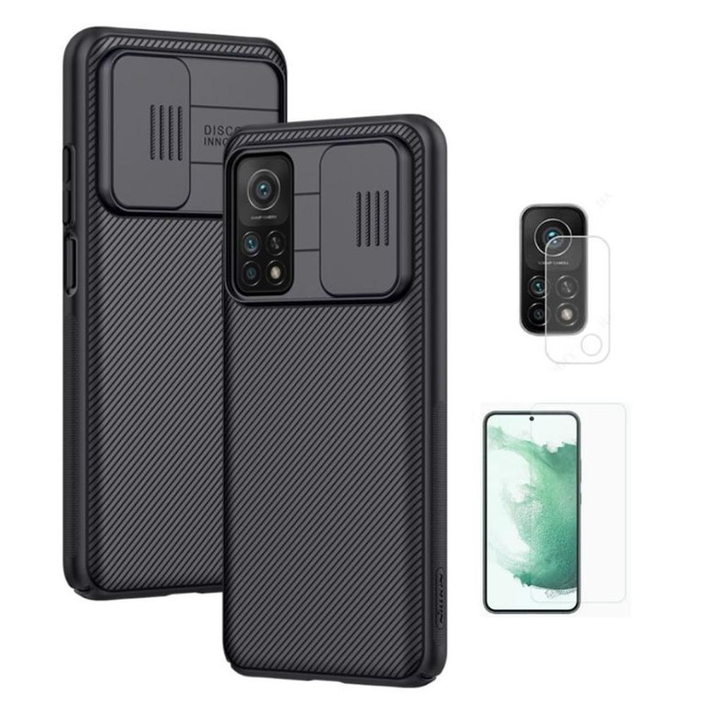 CASE NILLKIN CAMSHIELD XIAOMI MI 10T Y MI 10T PRO CON VIDRIOS