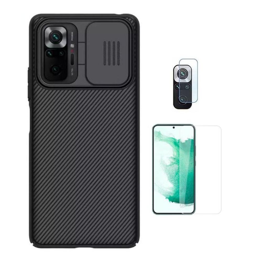 CASE NILLKIN XIAOMI REDMI NOTE 10 PRO 4G CON VIDRIOS