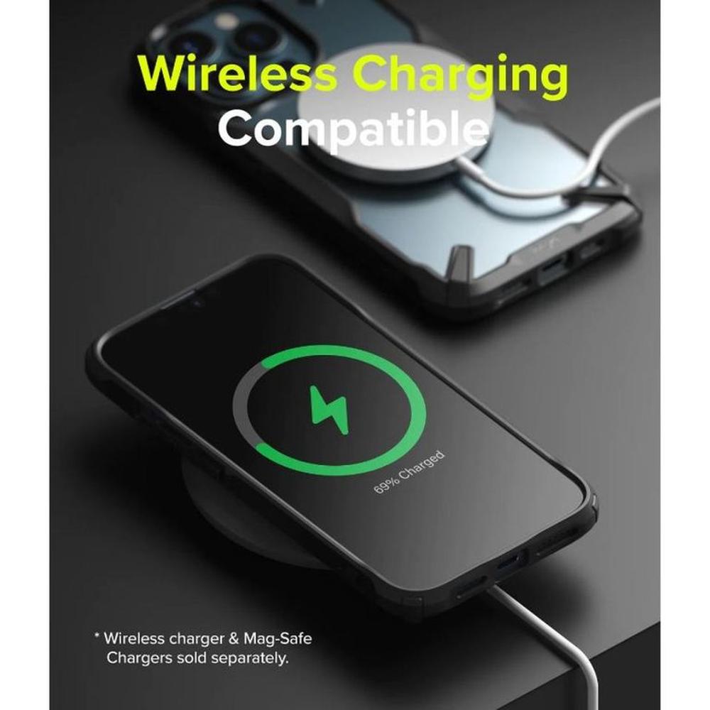 CASE RINGKE FUSION X CAMUFLADO IPHONE 13 PRO Y VIDRIOS