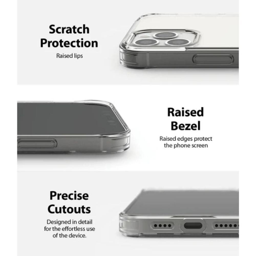 CASE RINGKE FUSION IPHONE 12 Y 12 PRO Y VIDRIO