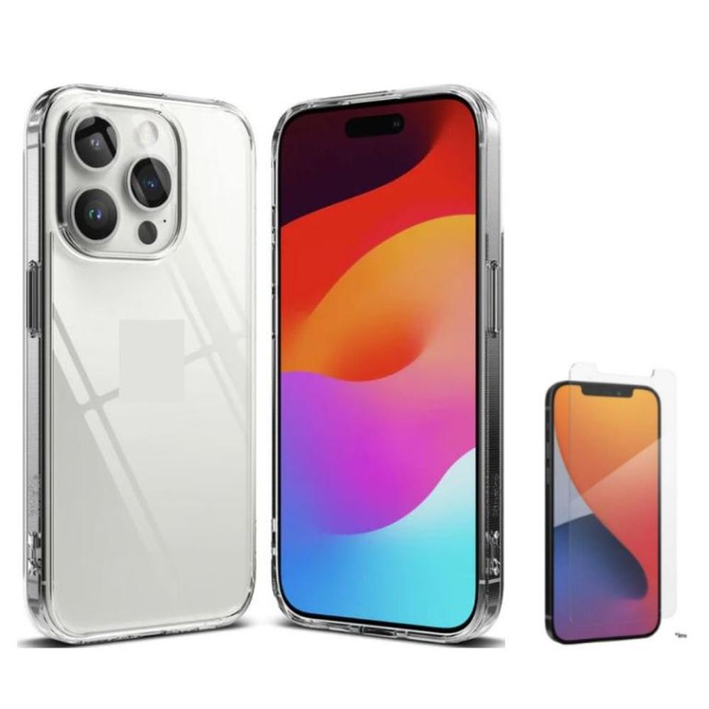 CASE RINGKE FUSION IPHONE 15 PRO MAX + VIDRIO