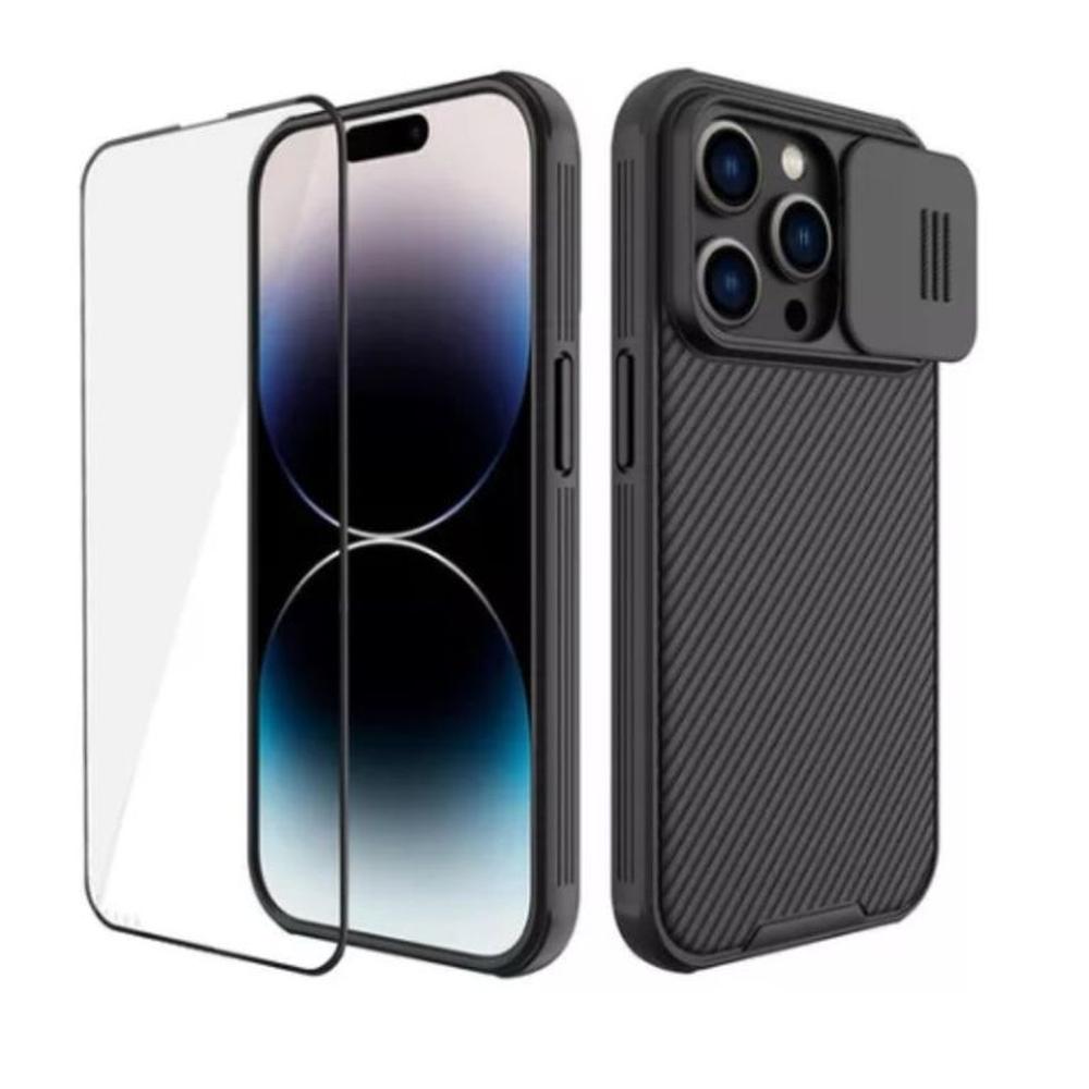 CASE NILLKIN CAMSHIELD IPHONE 14 + Vidrio