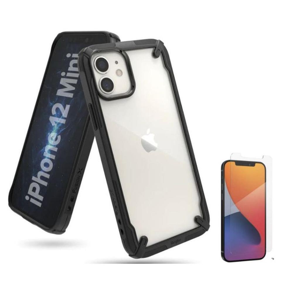 CASE RINGKE FUSION X IPHONE 12 MINI + VIDRIO