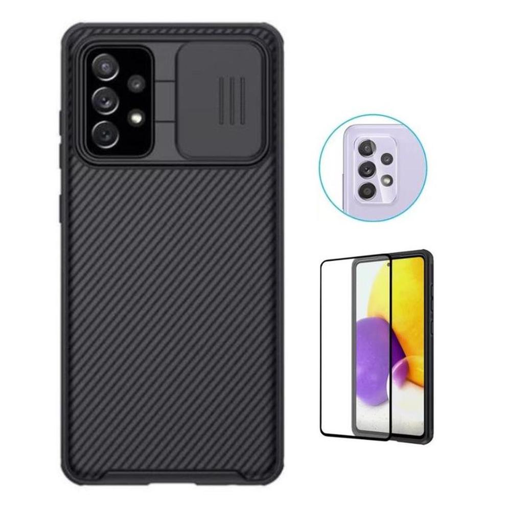 CASE NILLKIN CAMSHIELD SAMSUNG GALAXY A72 CON VIDRIOS
