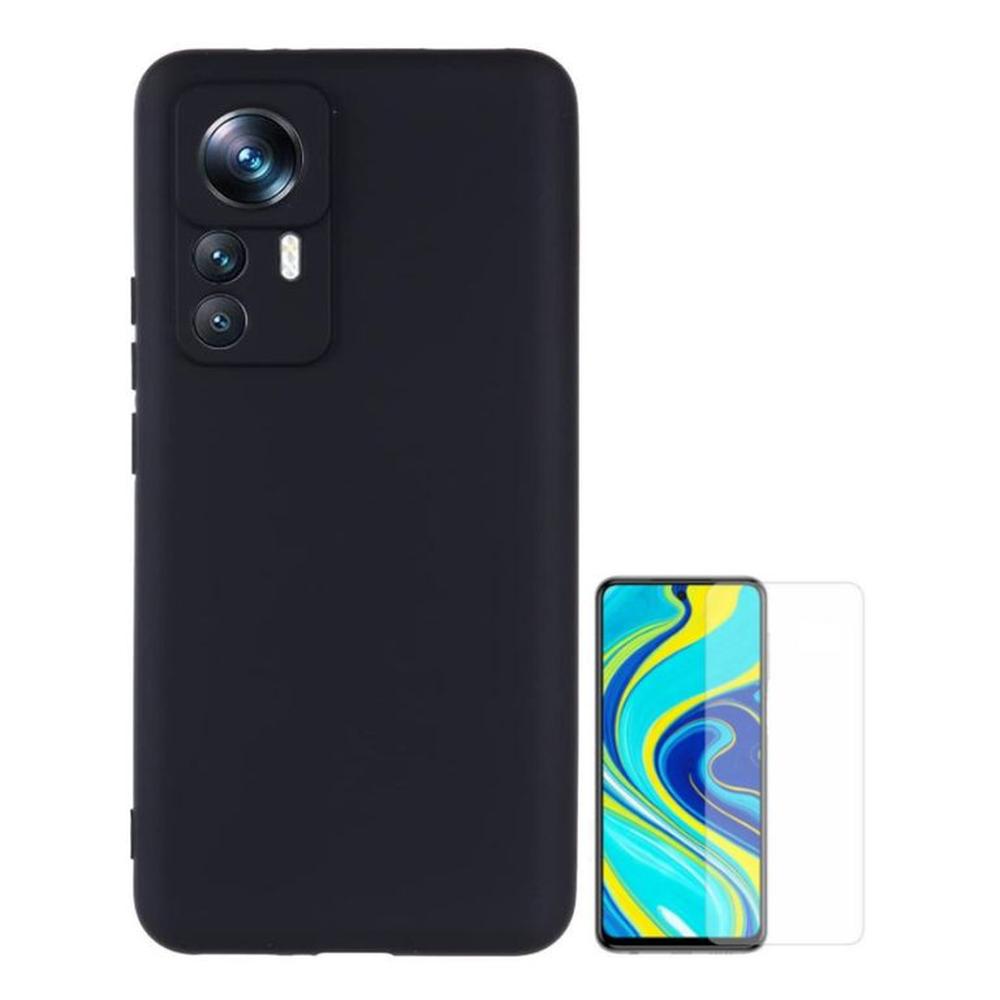 CASE SILICONA XIAOMI 12t y 12t pro Y VIDRIO