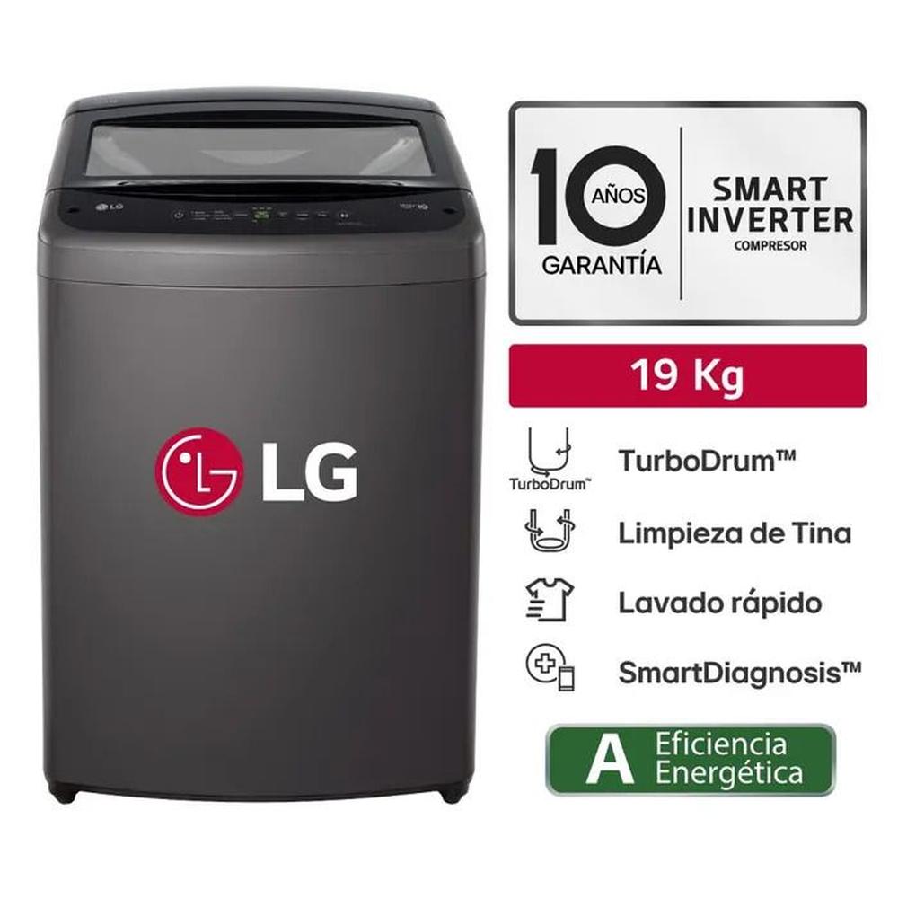 Lavadora LG WT19BVTB TurboDrum Negro LG