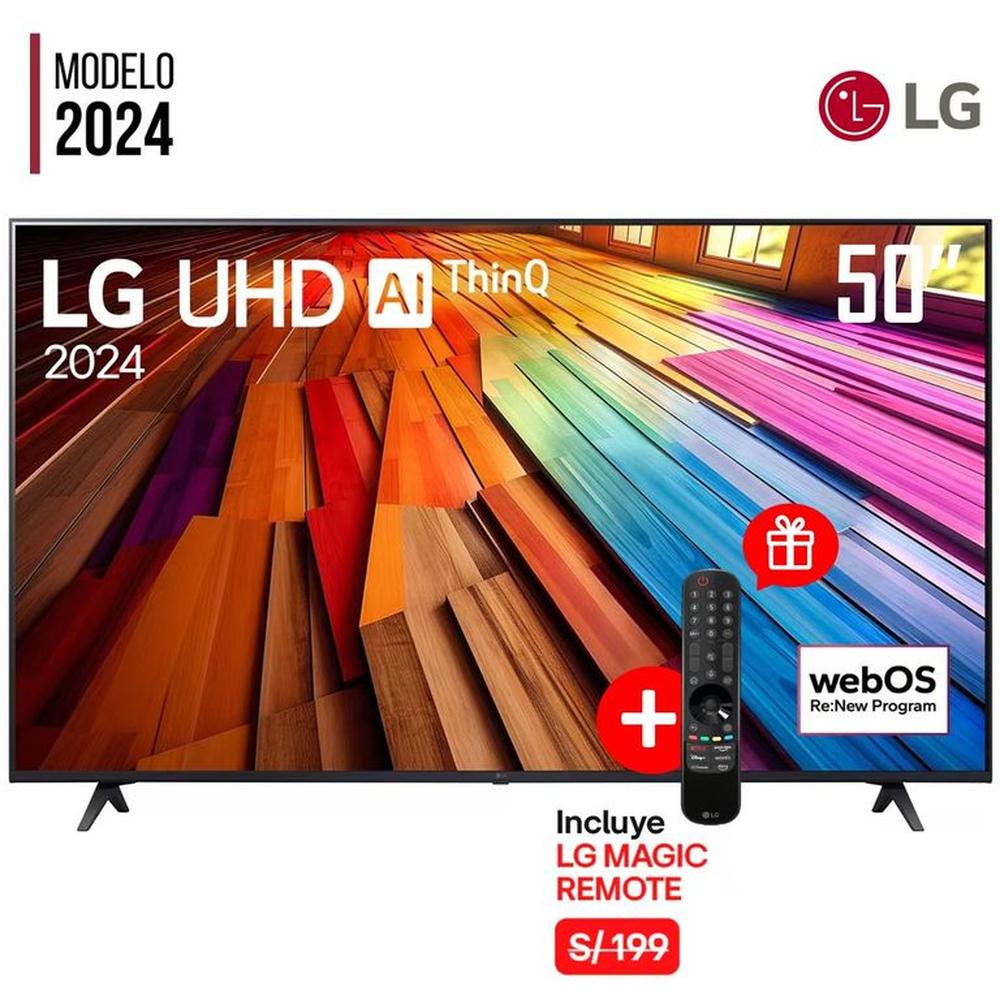 TELEVISOR LG 50"" UHD 50UT73 4K 2024