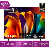 TV Hisense 65 LED 4K UHD Google TV 65A6NA