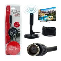 ANTENA DIGITAL TV HDTV INTERNA EXTERNA