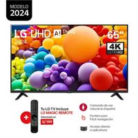 Televisor 65"" LG UHD 4K UT7300 Modelo 2024