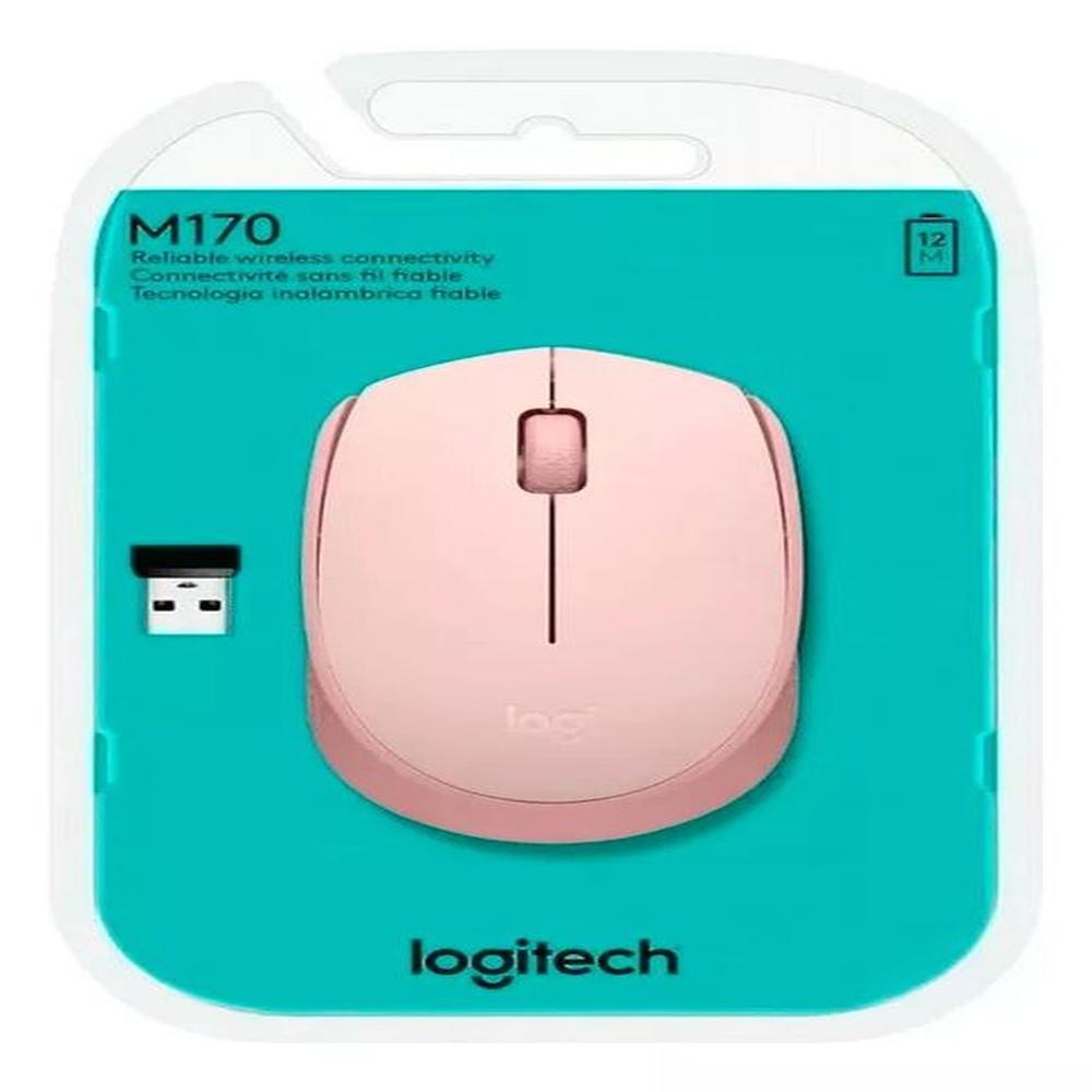 Mouse Logitech M170 Wireless Rosa