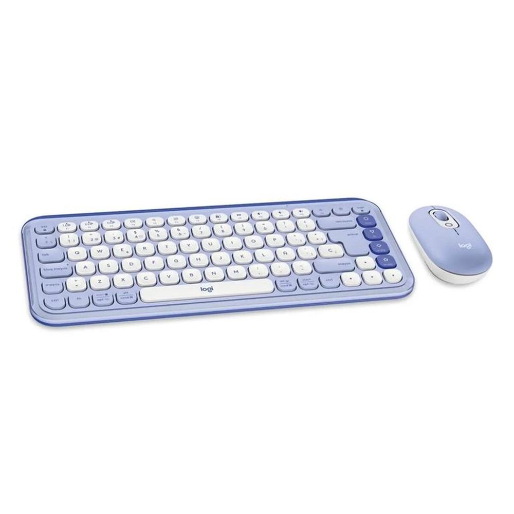 Teclado Logitech + Mouse Pop Icon Lilac
