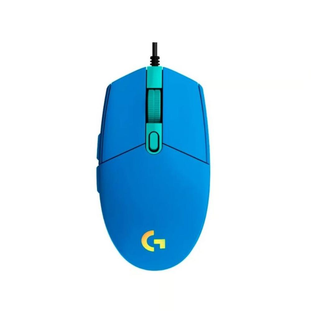 Mouse Logitech G203 Lightsync Optical 8000 Dpi Rgb Blue