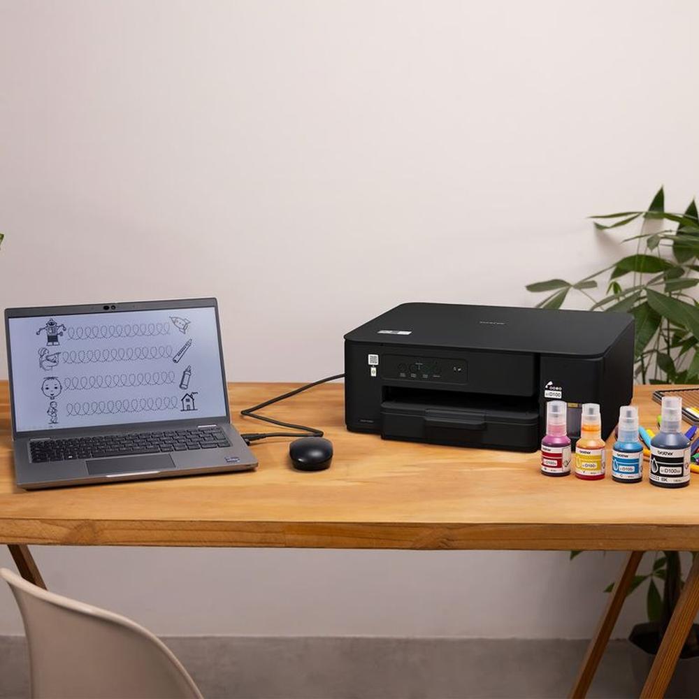 Impresora Multifuncional DCPT230 Tinta Continua Color Brother