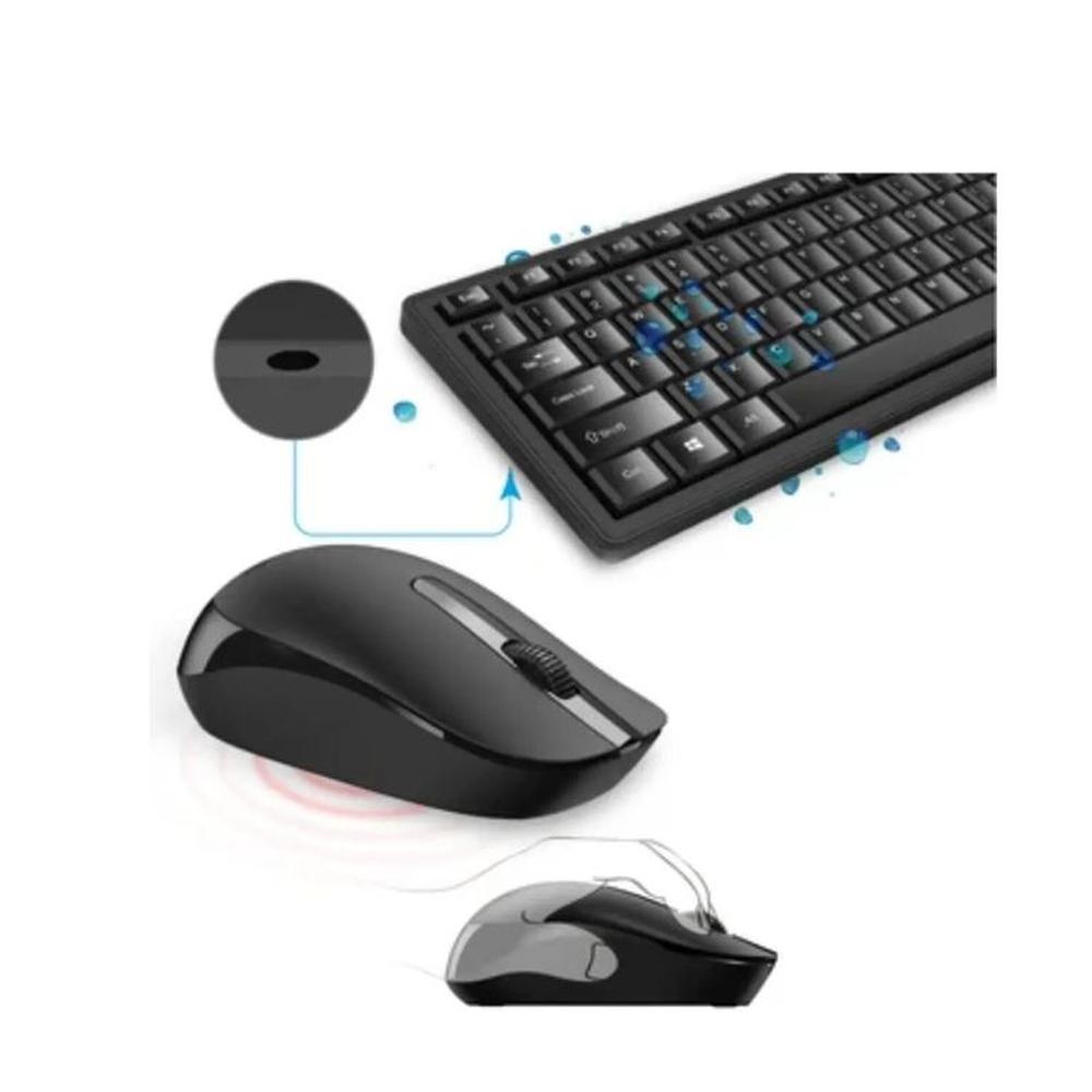 TECLADO + MOUSE WIRELESS SMART KM-8200  BLACK/GREY