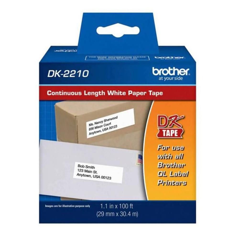 Etiqueta Brother DK-2210 29MM X 304M Rollo Continuo