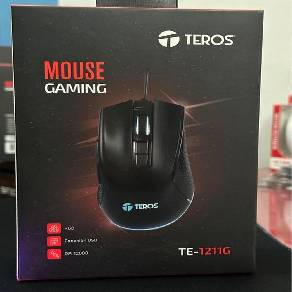 Mouse gamer Teros TE-1211G mouse para juegos con cable