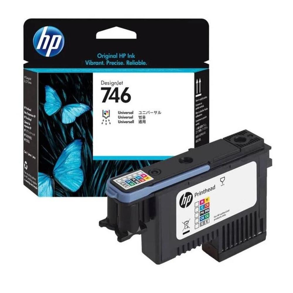 Cabezal HP 746 Cian Magenta Negro Yellow P2V25A