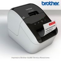 Etiquetadora Brother QL-800 impresora Termico USB