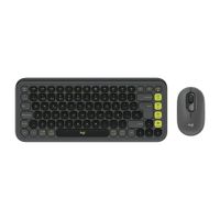 Teclado y Mouse LOGITECH Pop Icon Bluetooth Grafito