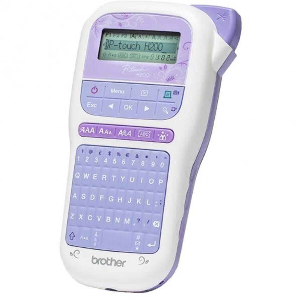 Rotuladora Portatil Brother P-touch PT-H200 Lila