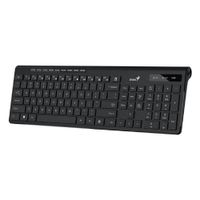 TECLADO GENIUS SLIMSTAR 7230 WIRELESS MULTIMEDIA SP BLACK