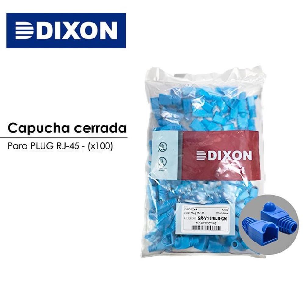 CAPUCHA CERRADA DIXON PARA PLUG RJ-45 BOLSAX100