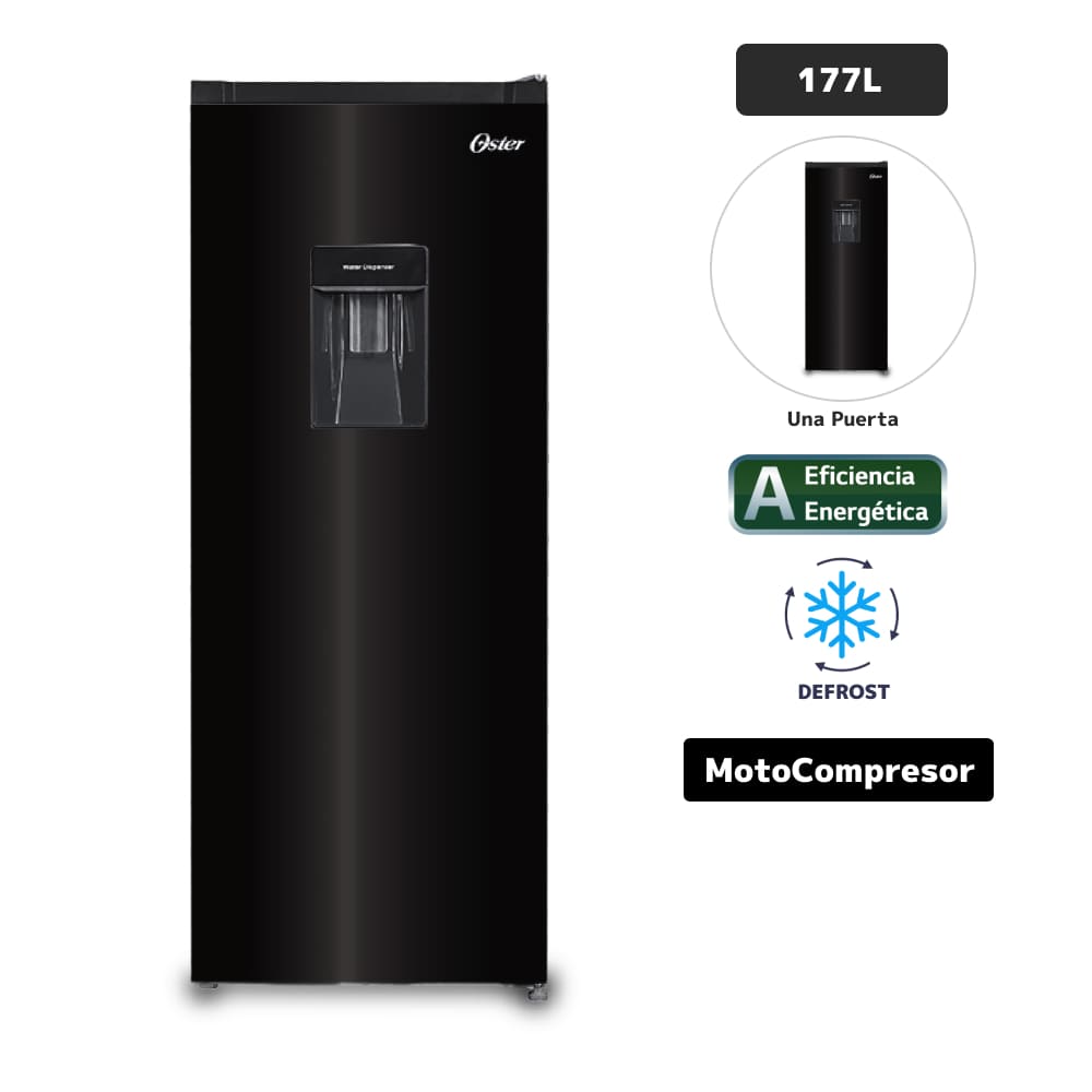 Refrigerador OSTER OS-PDF178BD 175L Negro