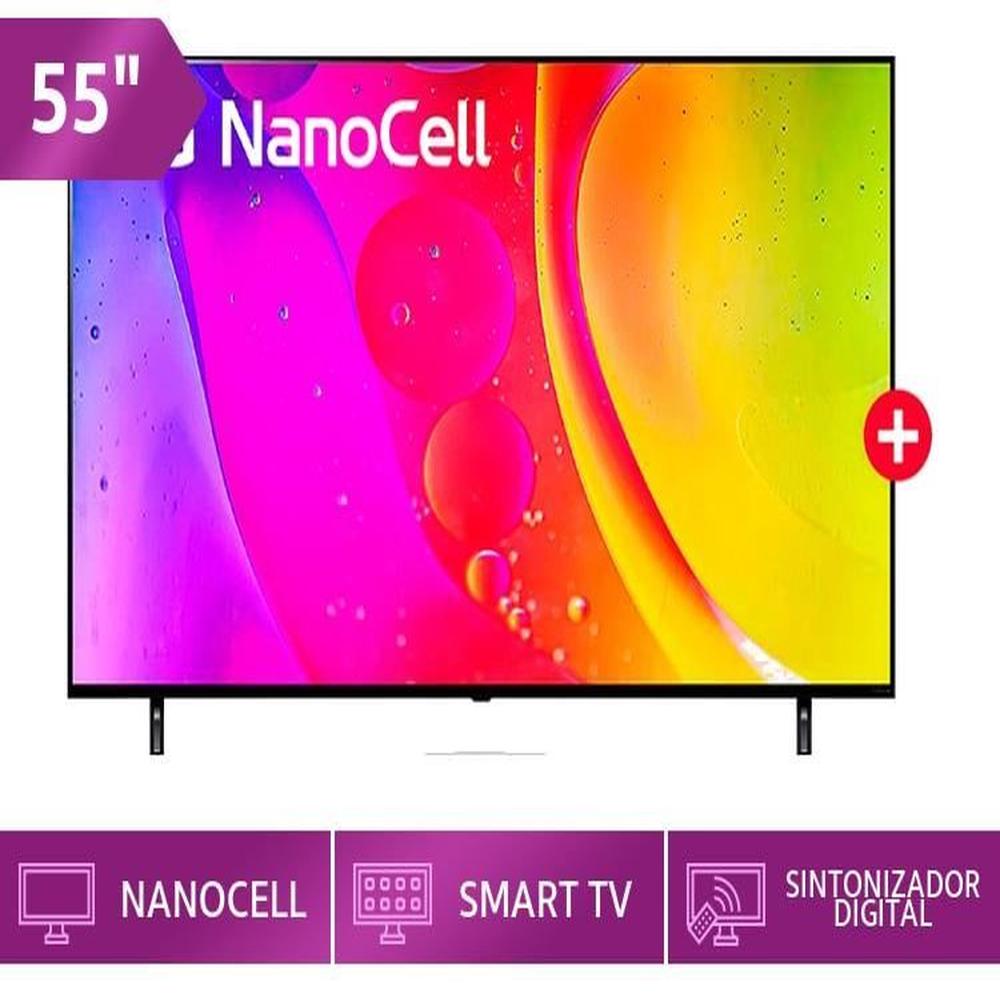 TELEVISOR SMART TV LG NANOCELL 55 CON THINQ AI 55NANO80SQA