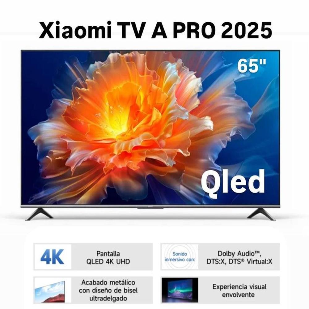 XIAOMI TELEVISOR 65” QLED 4K UHD SMART TV A PRO 2025