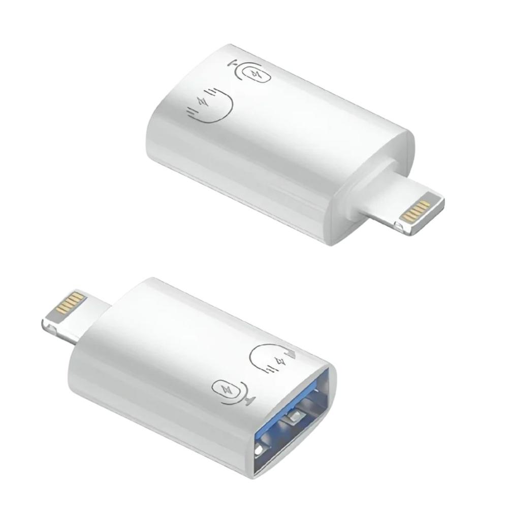 Adaptador USB 3.0 Hembra a Lightning Macho Ideal para iPhone y iPad