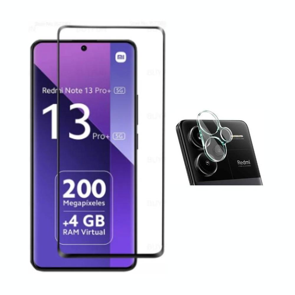 MICA DE VIDRIO XIAOMI REDMI NOTE 13 PRO PLUS 5G Y CAMARA
