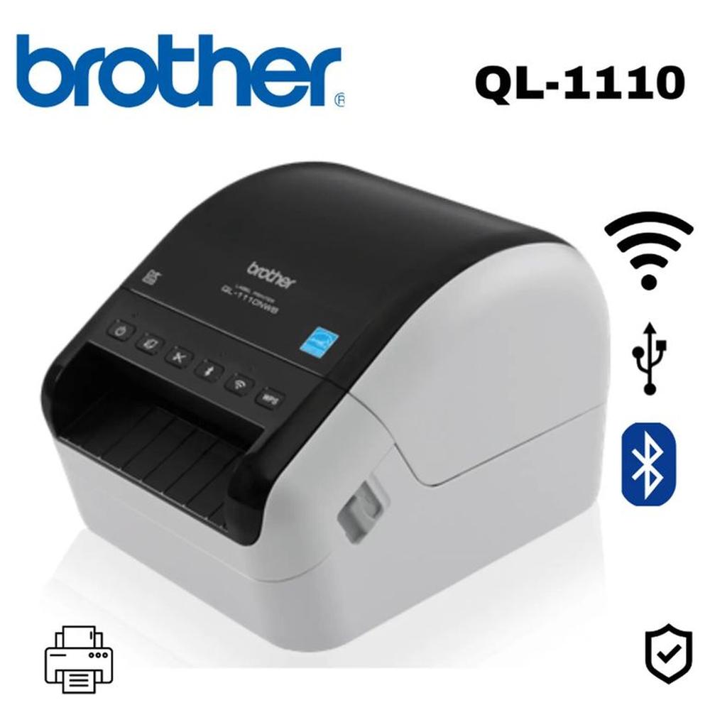 Impresora De Etiqueta QL-1110NWB Brother Wifi Bluetooth Red