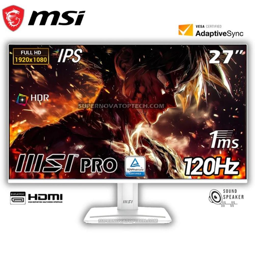 Monitor MSI PRO MP275W E2 27 IPS FHD 120Hz 1ms