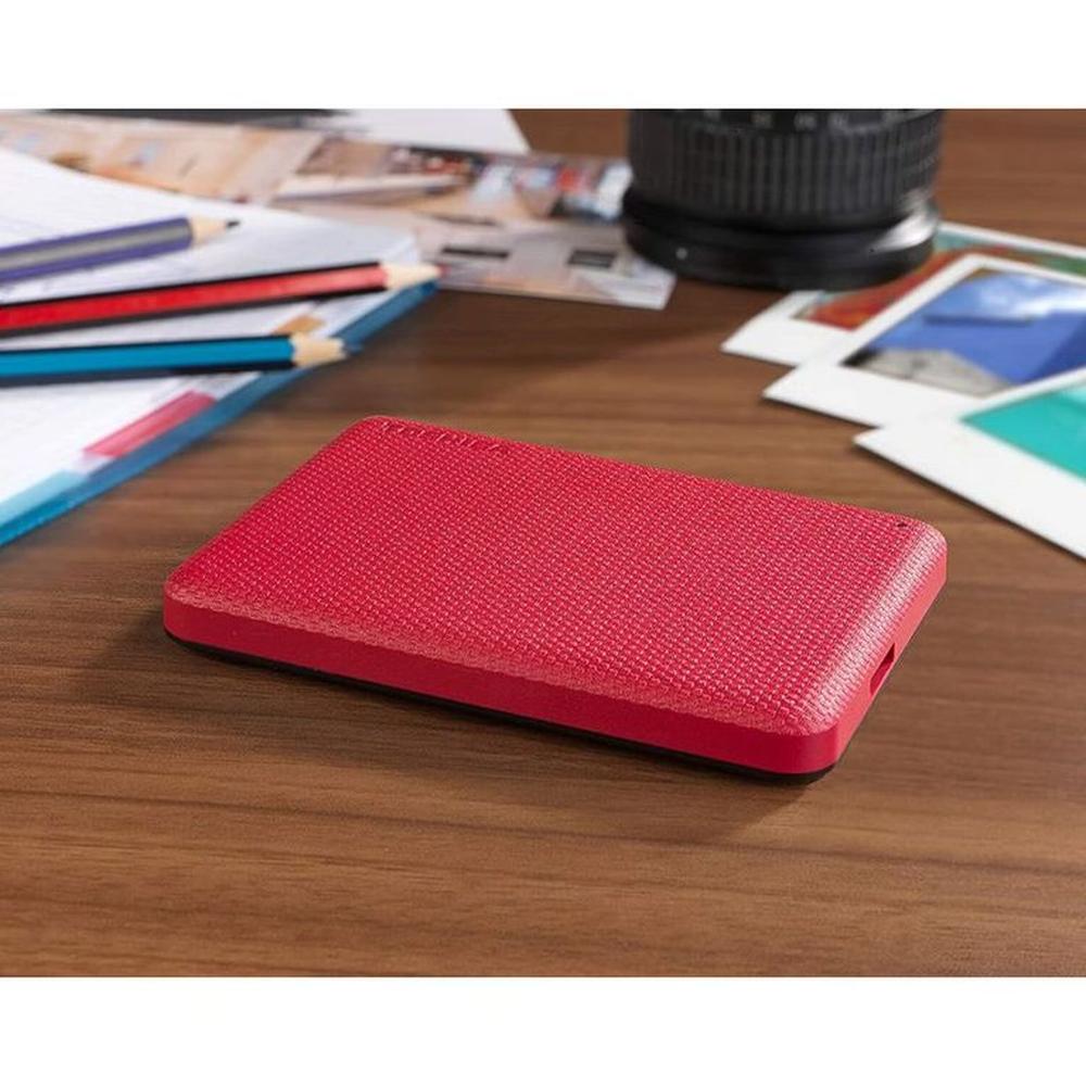 Disco Duro Externo Toshiba Canvio Advance 4TB - Rojo - Portátil