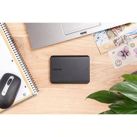 Disco Duro Externo Toshiba Canvio Basics 4TB - Negro Mate - Portátil