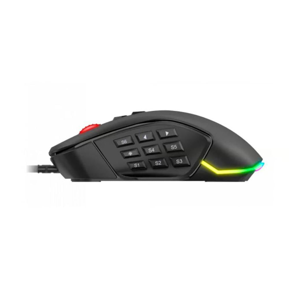 Mouse Gaming Antryx Chrome Storm XCALIBUR DPI 16400 RGB AGM-CS7500K