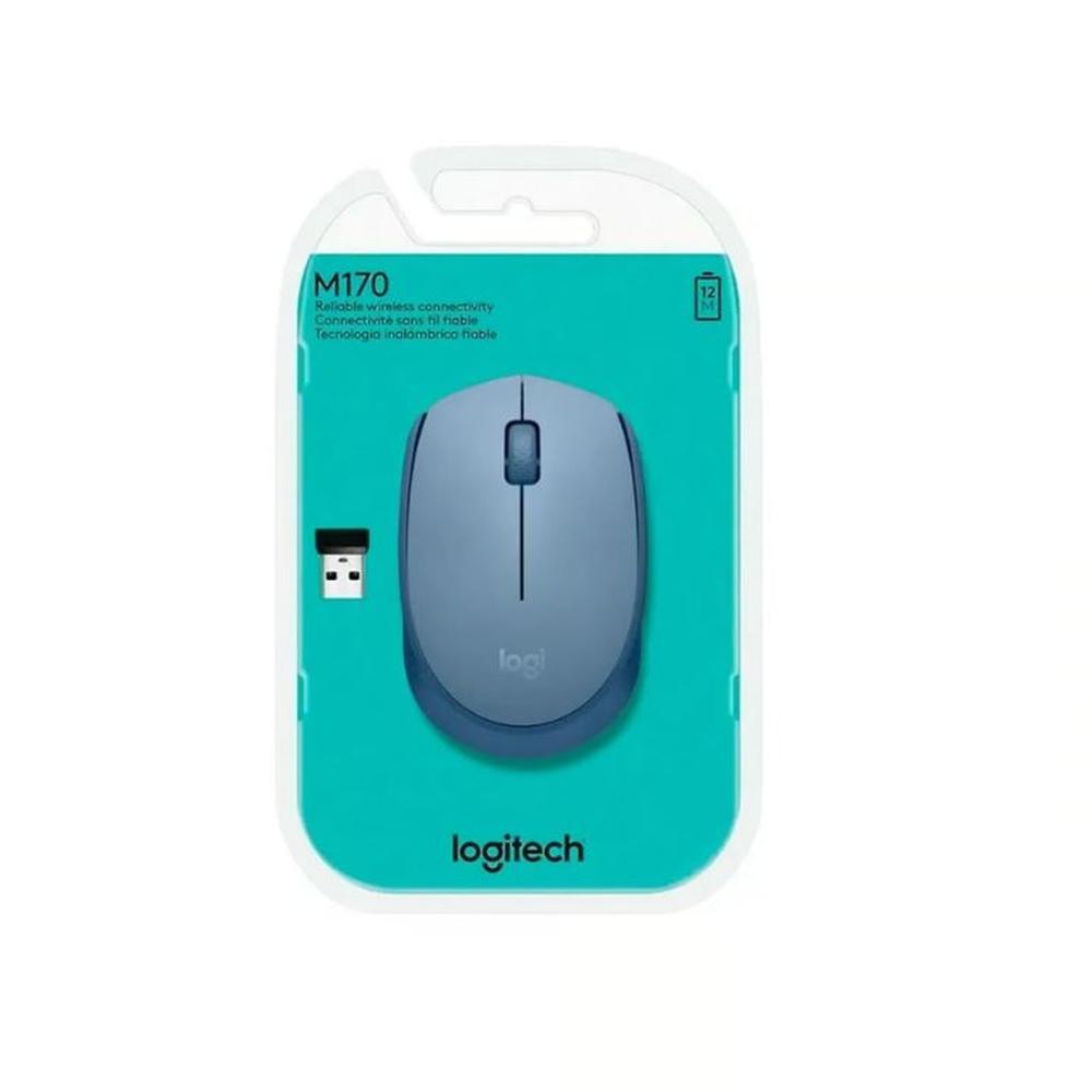 Mouse Logitech M170 Wireless Blue Gray