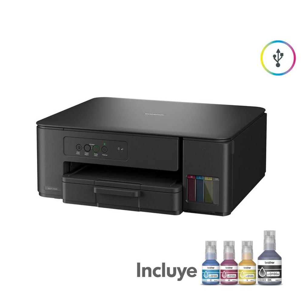 Impresora Multifuncional DCPT230 Tinta Continua Color Brother