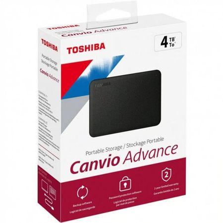 Disco Duro Externo Toshiba Canvio Advance 4TB - Negro - Portátil