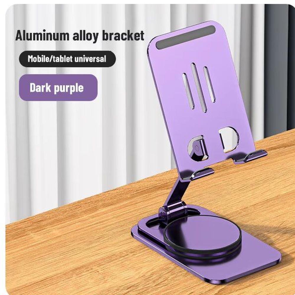 Soporte de teléfono de escritorio plegable Universal color noche púrpura