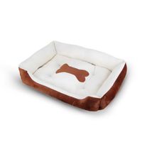 Cama Para Perros Antideslizante Y Lavable Marrón - Talla M