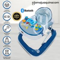 Andador Musical Plegable con Bluettoth «RUDDER» Blue