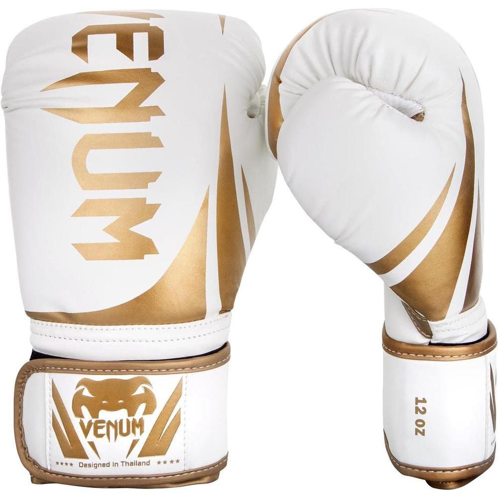 Guantes De Boxeo Venum Challenger 2.0 10 Oz Negro Ajuste Seguro
