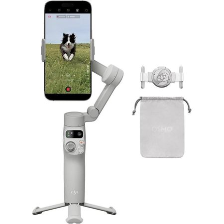 Estabilizador De Cardán DJI Osmo Mobile 7 Gris Con Trípode Integrado