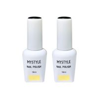 Mystyle Esmalte En Gel Negro 16ml  2 Unid