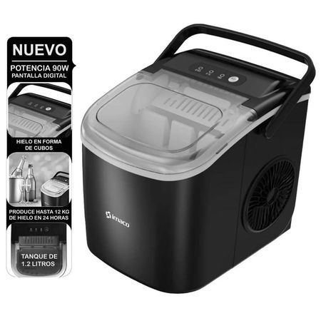 Maquina hacer Hielo 90W Imaco IMK1209 Negro