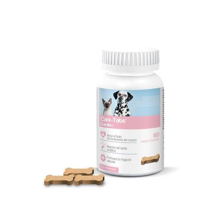 Vitamina Suplemento para Perros y Gatos Cani-Tabs® Cardio de 60 Tabletas